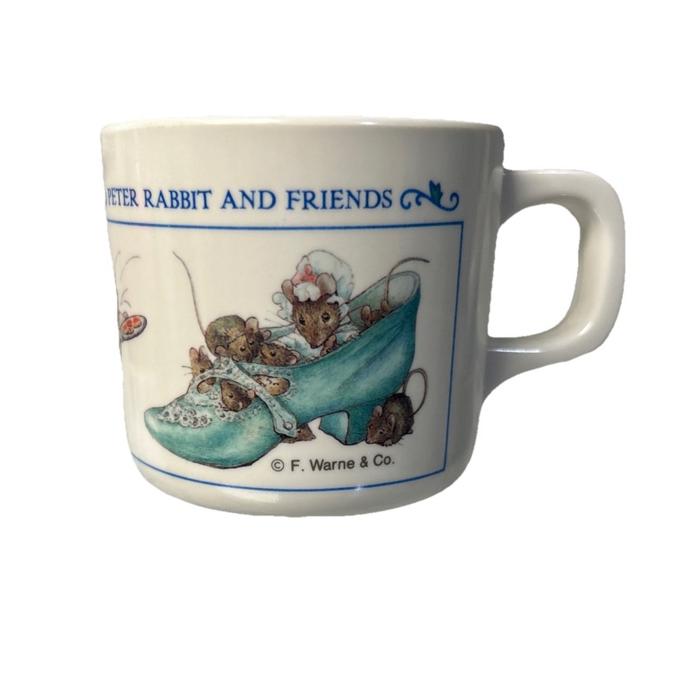 Vintage Eden Peter Rabbit and Friends Childs Cup - Small Melamine Plastic Mug